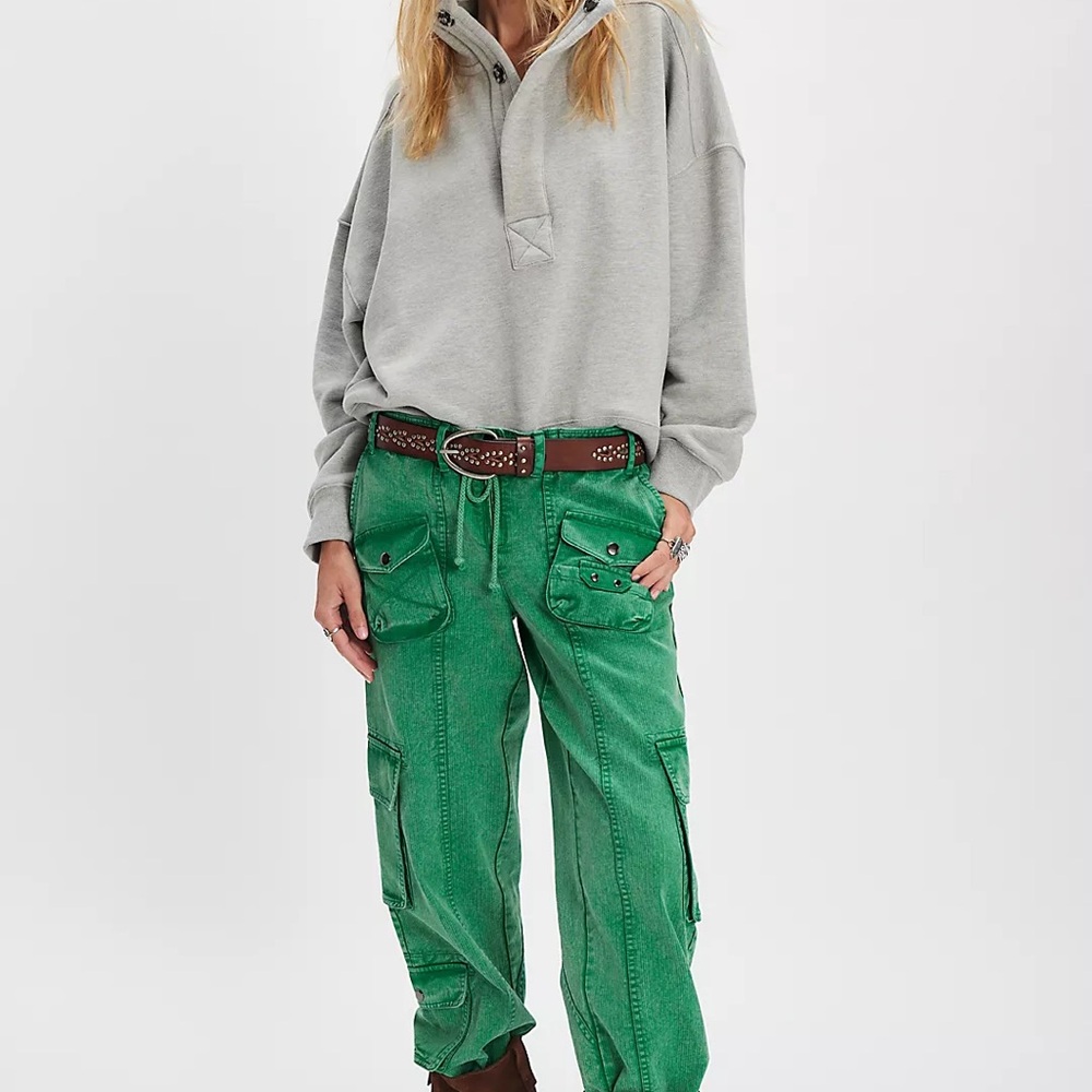 Free People Tahiti Cargo Pants Size Large New